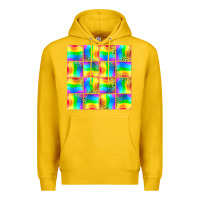 Lemon Pride lgbtq flag and leopard with glitter seamless Premium Hoodie - BundleAndBundleShop