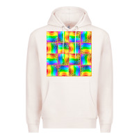Pale Pink Pride lgbtq flag and leopard with glitter seamless Premium Hoodie - BundleAndBundleShop
