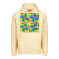 Pina Colada Pride lgbtq flag and leopard with glitter seamless Premium Hoodie - BundleAndBundleShop