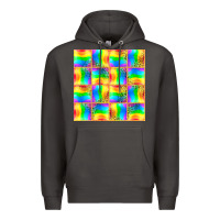 Smoke Pride lgbtq flag and leopard with glitter seamless Premium Hoodie - BundleAndBundleShop