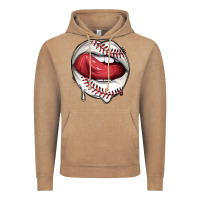 Vintage Coffee sports lips baseball Vintage Hoodie - texasbilliewilder