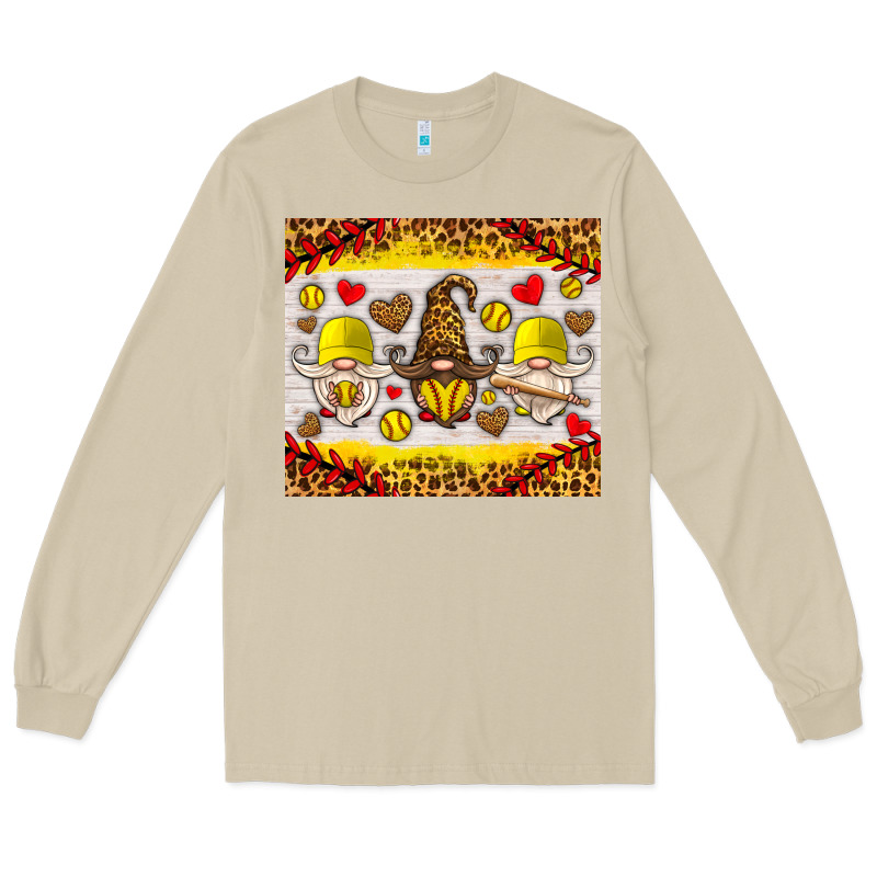 Softball Gnome Long Sleeve Tee by HRA Design Shop | Teevron