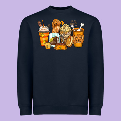 Heavyweight Sweatshirt cocker spaniel coffee cups