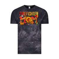 Cloud Black firefighter mom Vintage Tee - Zillion Design Studio