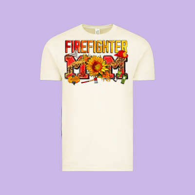 Firefighter Mom Vintage Tee Designed By Zillion Design Studio