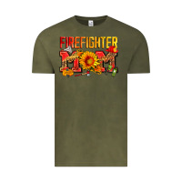 Vintage Olive firefighter mom Vintage Tee - Zillion Design Studio
