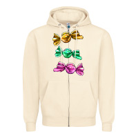Sandshell colorful candies Zipper Hoodie - AdoDesignShop