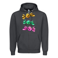 Smoke colorful candies Zipper Hoodie - AdoDesignShop