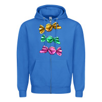 True Royal colorful candies Zipper Hoodie - AdoDesignShop