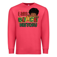 Cardinal i am black history black boy Premium Sweatshirt - MaliasSmallBusiness