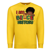 Lemon i am black history black boy Premium Sweatshirt - MaliasSmallBusiness