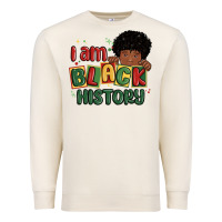 Sandshell i am black history black boy Premium Sweatshirt - MaliasSmallBusiness