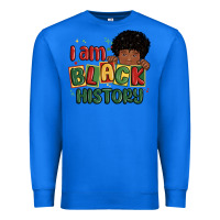 True Royal i am black history black boy Premium Sweatshirt - MaliasSmallBusiness