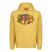 Antique Gold nacho Premium Hoodie - AdoDesignShop