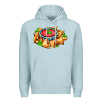 Blue Mist nacho Premium Hoodie - AdoDesignShop