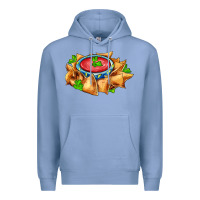 Colony Blue nacho Premium Hoodie - AdoDesignShop