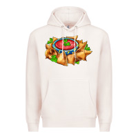 Pale Pink nacho Premium Hoodie - AdoDesignShop
