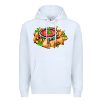White nacho Premium Hoodie - AdoDesignShop