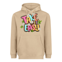 Mushroom take it easy Heavyweight Hoodie - MaliasSmallBusiness