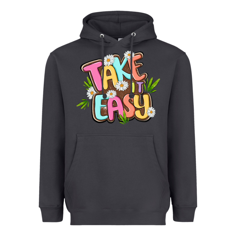 Take It Easy Heavyweight Hoodie by MaliasSmallBusiness | Teevron