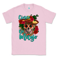 Bubblegum Pink cinco de mayo skull Classic Tee - HRA Design Shop