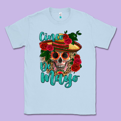 Cinco De Mayo Skull Classic Tee Designed By Hra Design Shop
