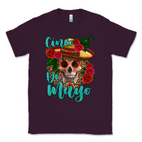 Plum cinco de mayo skull Classic Tee - HRA Design Shop