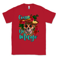 Red cinco de mayo skull Classic Tee - HRA Design Shop