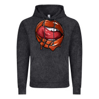 Vintage Black sports lips basketball Vintage Hoodie - texasbilliewilder