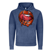 Vintage Denim sports lips basketball Vintage Hoodie - texasbilliewilder