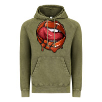 Vintage Olive sports lips basketball Vintage Hoodie - texasbilliewilder