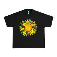 Black lemon sunflower Urban Heavy Tee - Zillion Design Studio