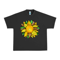 Pigment Black lemon sunflower Urban Heavy Tee - Zillion Design Studio