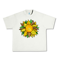 Pistachio lemon sunflower Urban Heavy Tee - Zillion Design Studio