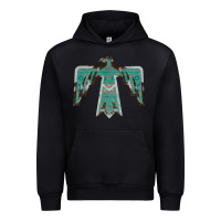 Foreset Green Cowhide Aztec Thunderbird Urban Hoodie - Bettercallsaul