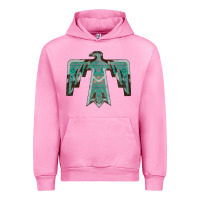 Fuchsia Pink Cowhide Aztec Thunderbird Urban Hoodie - Bettercallsaul