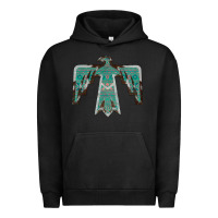 Pigment Black Cowhide Aztec Thunderbird Urban Hoodie - Bettercallsaul
