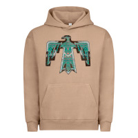 Pigment Burro Cowhide Aztec Thunderbird Urban Hoodie - Bettercallsaul