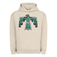Pigment French Oak Cowhide Aztec Thunderbird Urban Hoodie - Bettercallsaul