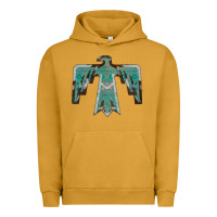 Pigment Peanut Butter Cowhide Aztec Thunderbird Urban Hoodie - Bettercallsaul