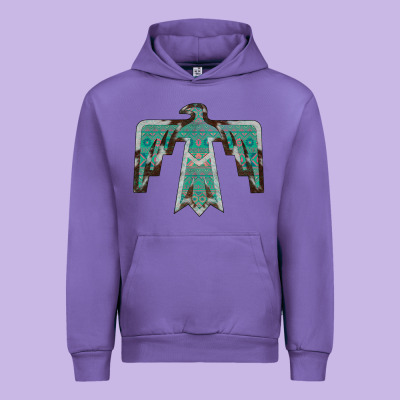 Cowhide Aztec Thunderbird Urban Hoodie Designed By Bettercallsaul