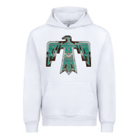 White Cowhide Aztec Thunderbird Urban Hoodie - Bettercallsaul