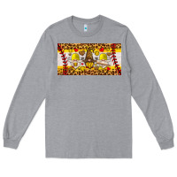 Heather Grey softball gnome license plate Long Sleeve Tee - HRA Design Shop