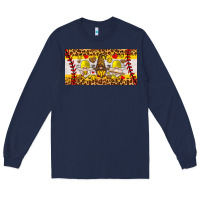 Navy softball gnome license plate Long Sleeve Tee - HRA Design Shop