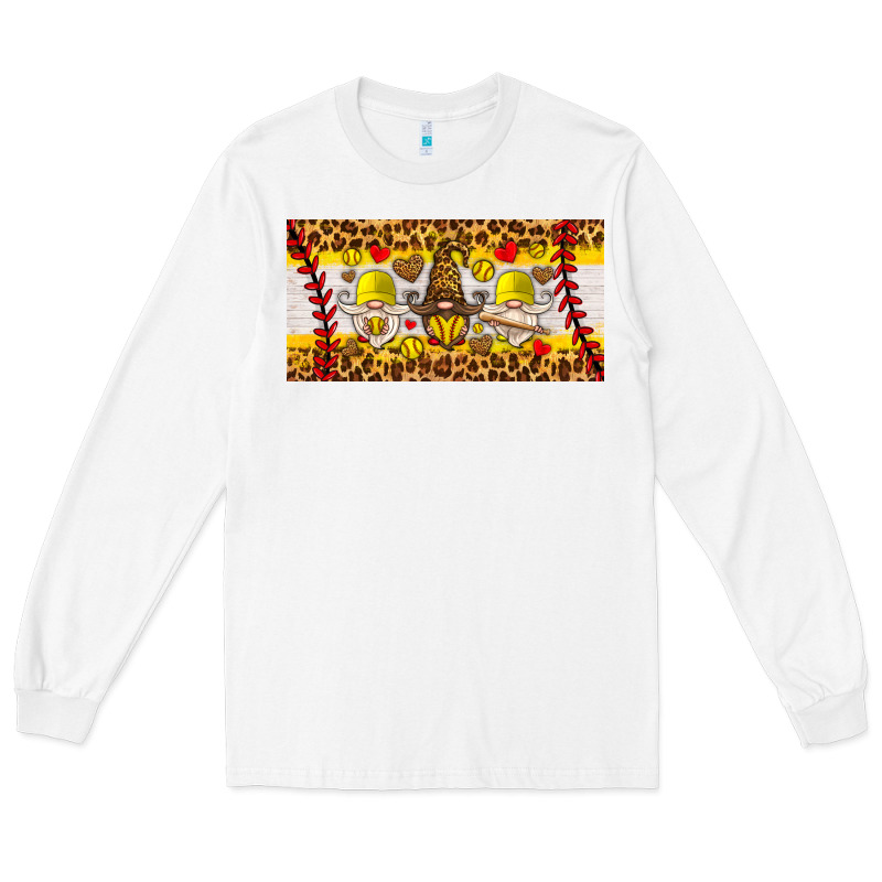 Softball Gnome License Plate Long Sleeve Tee by HRA Design Shop | Teevron