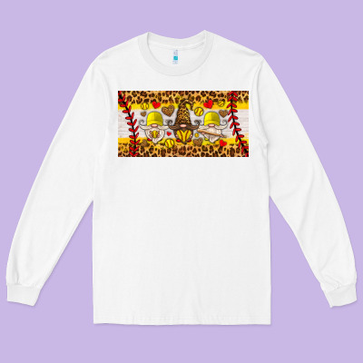Softball Gnome License Plate Long Sleeve Tee Designed By Hra Design Shop