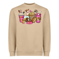 Mushroom Chihuahua coffee cups Heavyweight Sweatshirt - Zillion Design Studio