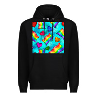 Black Pride lgbtq flags and leopard seamless pattern Premium Hoodie - BundleAndBundleShop