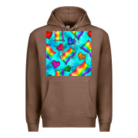 Chestnut Pride lgbtq flags and leopard seamless pattern Premium Hoodie - BundleAndBundleShop