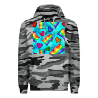 Slate Camo Pride lgbtq flags and leopard seamless pattern Premium Hoodie - BundleAndBundleShop